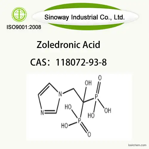 Factory Supply Zoledronic Acid CAS 118072-93-8