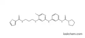 N-[3-[[5-Iodo-4-[[3-[(2-thienylcarbonyl)amino]propyl]amino]-2-pyrimidinyl]amino]phenyl]-1-pyrrolidinecarboxamide