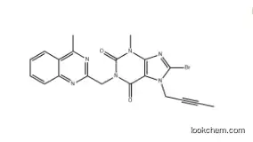 8-Bromo-7-but-2-ynyl-3-methyl-1-(4-methyl-quinazolin-2-ylmethyl)-3,7-dihydro-purine-2,6-dione