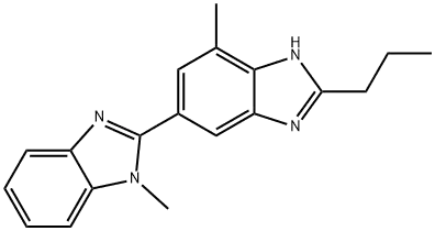 2-n-Propyl-4-methyl-6-(1-methylbenzimidazole-2-yl)benzimidazole