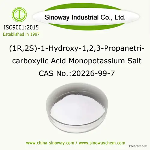 (1R,2S)-1-Hydroxy-1,2,3-Propanetricarboxylic Acid Monopotassium Salt, Intermediate of Darunavir