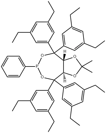 (3aR,8aR)-(-)-4,4,8,8-Tetrakis(3,5-diethylphenyl) tetrahydro-2,2-diMethyl-6-phenyl-1,3-dioxolo [4,5-e]dioxaphosphepin