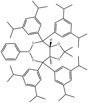 3aR,8aR)-(-)-4,4,8,8-Tetrakis (3,5-di-i-propylphenyl)tetrahydro-2,2-diMethyl-6-phenyl-1,3-dioxolo[4,5-e]dioxaphosphepin