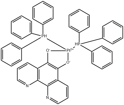 (PPh3)2Pt(O',O-1,10-phenanthroline-5,6-dione)