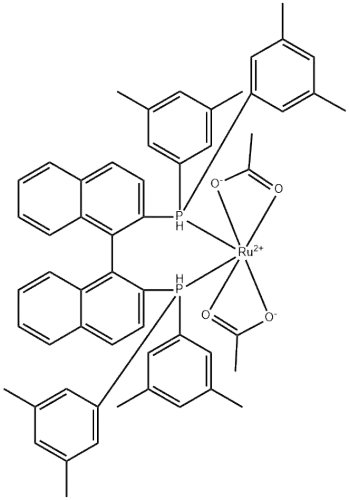 Diacetato{(S)-(-)-2,2'-bis[di(3,5-xylyl)phosphino]-1,1'-binaphthyl}ruthenium(II)