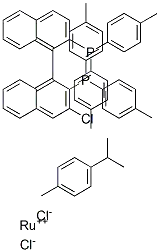 Chloro[(S)-(-)-2,2'-bis(di-p-tolylphosphino)-1,1'-binaphthyl](p-cymene)ruthenium(II)chloride