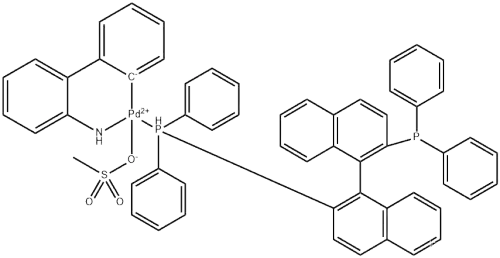 Methanesulfonato[2,2'-bis(diphenylphosphino)-1,1'-binaphthyl](2'-amino-1,1'-biphenyl-2-yl)palladium(II)