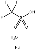 Methanesulfonic acid, 1,1,1-trifluoro-, palladium(2+) salt, hydrate (2:1:2)