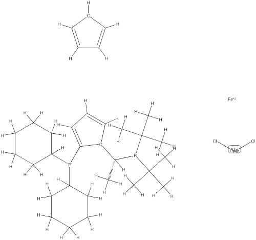 (R)-1-[(S)-2-(Dicyclohexylphosphino)ferrocenyl]ethyldi-tert-butylphosphine palladium(Ⅱ) dichloride