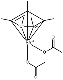 Rhodium, bis(acetato-κO)[(1,2,3,4,5-η)-1,2,3,4,5-pentamethyl-2,4-cyclopentadien-1-yl]-