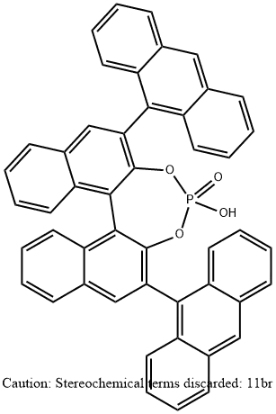 (11bR)-2,6-Di-9-anthracenyl-4-hydroxy-dinaphtho[2,1-d:1μ,2μ-f][1,3,2]dioxaphosphepin-4-oxide