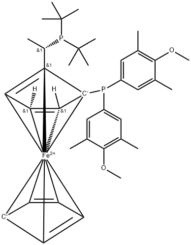 (S)-1-[(R)-2-[BIS(4-METHOXY-3,5-DIMETHYLPHENYL)PHOSPHINO]FERROCENYL}ETHYLDI-TERT