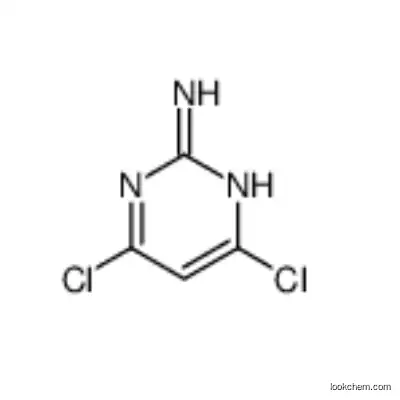 2-Pyrimidinamine,4,6-dichloro- CAS 56-05-3