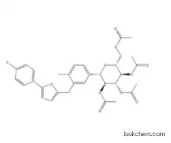 D-Glucitol, 1,5-anhydro-1-C-[3-[[5-(4-fluorophenyl)-2-thienyl]Methyl]-4-Methylphenyl]-, tetraacetate, (1S)- (9CI)