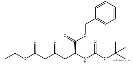1-benzyl 6-ethyl (S)-2-((tert-butoxycarbonyl)amino)-4-oxohexanedioate 250291-82-8 98%