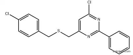 4-CHLOROBENZYL (6-CHLORO-2-PHENYL-4-PYRIMIDINYL)METHYL SULFIDE 339279-19-5 98%