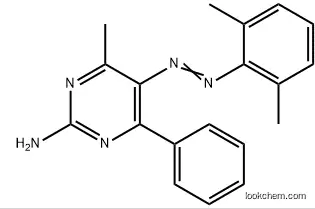 2-Pyrimidinamine, 5-[2-(2,6-dimethylphenyl)diazenyl]-4-methyl-6-phenyl- 27962-04-5 98%