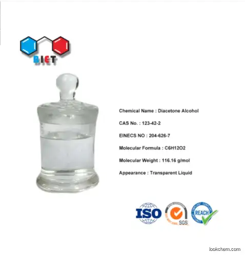Industrial Grade  Diacetone Alcohol CAS 123-42-2