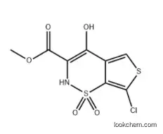 6-chloro-4-hydroxy-3-metho-xycarbonyl-2H-thieno[2,3-e]-1,2-thiazine-1,1-dioxide