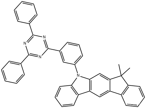 5-(3'-(4,6-diphenyl-1,3,5-triazin-2-yl)-[1,1'-biphenyl]-3-yl)-7,7-dimethyl-5,7-dihydroindeno[2,1-b]carbazole