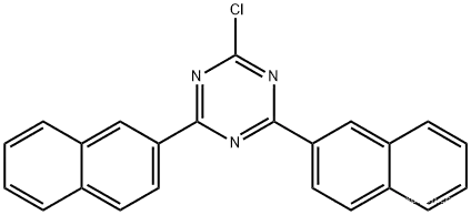 2-chloro-4,6-di(naphthalen-2-yl)-1,3,5-triazine