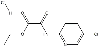 2-[(5-chloro-2-pyridinyl)amino]-2-oxo-Acetic acid, ethyl ester, hydrochloride (1:1)