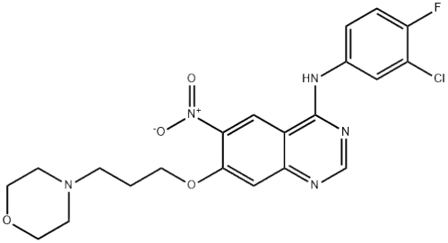 N-(3-chloro-4-fluorophenyl)-7-(3-Morpholino propoxy)-6-nitroquinazolin-4-aMine