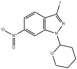 3-Iodo-6-nitro-1-(tetrahydro-2H-pyran-2-yl)-1H-indazole