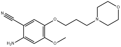 2-Amino-4-Methoxy-5-(3-Morpholinopropoxy)benzonitrile