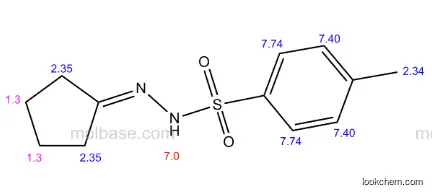 Benzenesulfonic acid,4-methyl-, 2-cyclopentylidenehydrazide