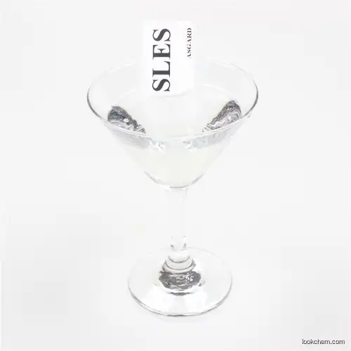 Chinese manufacture SLES Manufacturer Raw Materials Cosmetics Sodium Lauryl Ether Sulfate sles