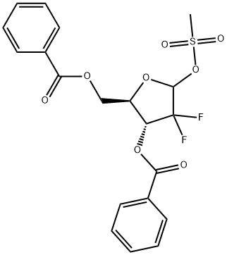 2-Deoxy-2,2-difluoro-D-erythro-pentofuranose-3,5-dibenzoate-1-methanesulfonate