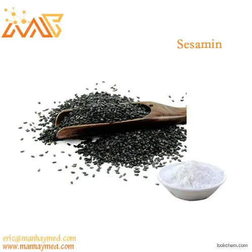Supply Sesame Seed Extract Sesamin 98% 607-80-7