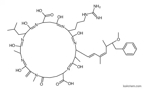 Microcystin LR, desmethyl Desmethyl Microcystin LR [D-Asp3]microcystin-LR [D-Asp3]MC-LR  Microcystin-LR (desmethylated)