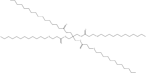 2,2-Bis[[3-(dodecylthio)-1-oxopropoxy]methyl]propane-1,3-diyl bis[3-(dodecylthio)propionate](29598-76-3)