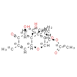U-[13C17]-3-Acetyl-Deoxynicalenol-25 μg/mL-Acetonitrile(1217476-81-7)