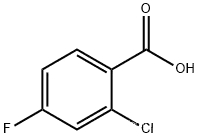 2-Chloro-4-fluorobenzoic acid.