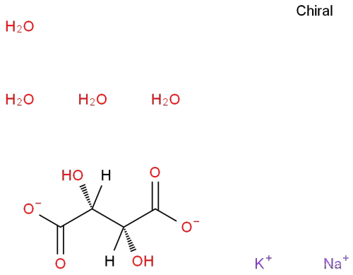 Potassium sodium tartrate tetrahydrate CAS 6381-59-5
