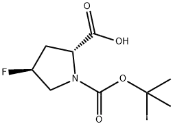 (2R,4S)-1-(tert- butoxycarbonyl)- 4- fluoropyrrolidine- 2-carboxylic acid