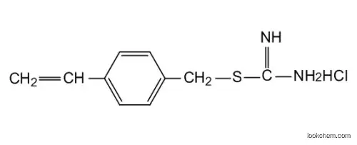 Carbamimidothioic acid, (4-ethenylphenyl)methyl ester, hydrochloride (1:1)  CAS NO.6987-22-0