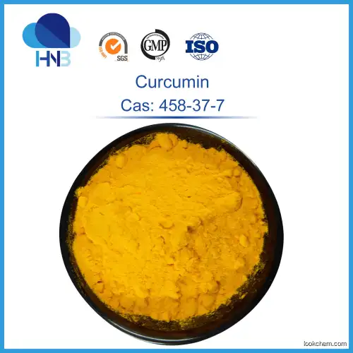 Factory Supply Natural CAS 458-37-7 Water Soluble Turmeric Extract Curcumin