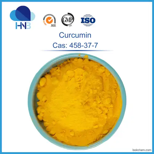 Factory Supply Natural CAS 458-37-7 Water Soluble Turmeric Extract Curcumin