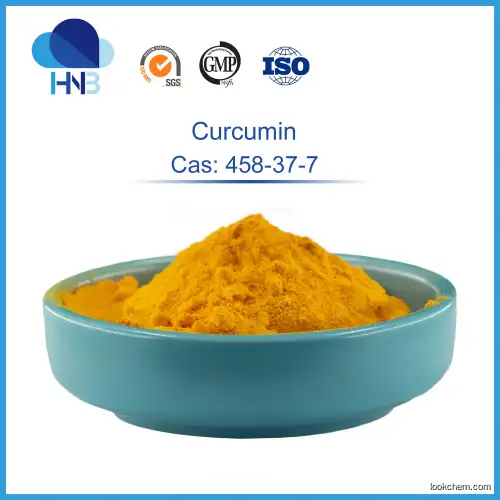 Factory Supply Natural CAS 458-37-7 Water Soluble Turmeric Extract Curcumin