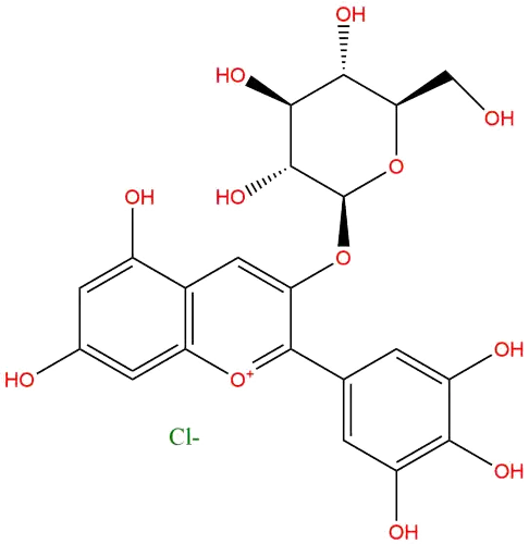Delphinidin 3-Glucopyranoside