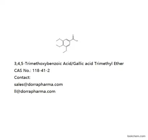 3,4,5-Trimethoxybenzoic Acid/Gallic acid Trimethyl Ether(118-41-2)