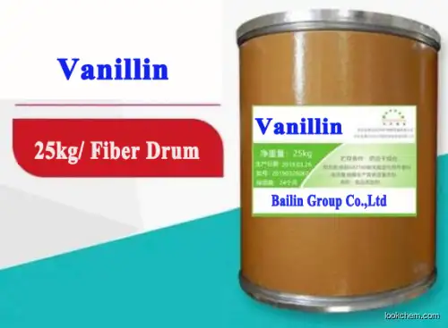 Vanillin For Spices Fragrance 99.5% Purity