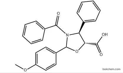 High Purity Intermediates (4S, 5R) -3-Benzoyl-2- (4-methoxyphenyl) -4-Phenyl-5-Oxazolidinecarboxylic Acid 99% Paclitaxel Side Chain