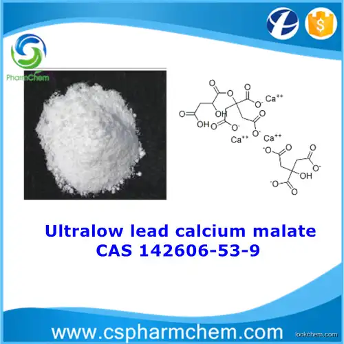 Ultralow lead calcium malate