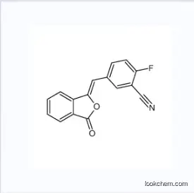 2-fluoro-5-[(E/Z)-(3-oxo-2-benzofuran-1(3H)-ylidene)methyl]benzonitrile