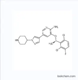 3-[(1R)-1-(2,6-dichloro-3-fluorophenyl)ethoxy]-5-(1-piperidin-4-ylpyrazol-4-yl)pyridin-2-amine